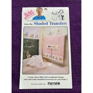 iron on transfers cartoon cats julie cook 1990s